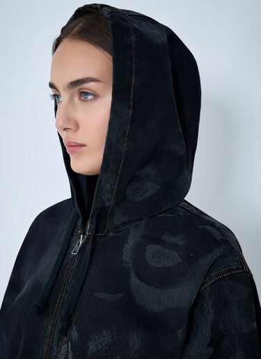 Marilyn Denim Hooded Jacket VAQUERA Marilyn Denim Hooded Jacket Black vaq0262003