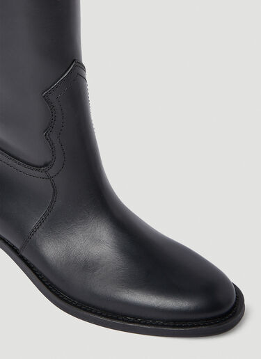 Saint Laurent Kate Riding Boots Black sla0250078