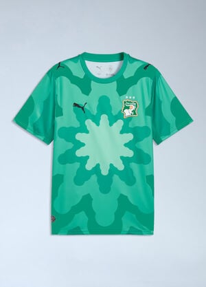 PUMA KING X SALEHE BEMBURY Ivory Coast GK Jersey Green pum0365010