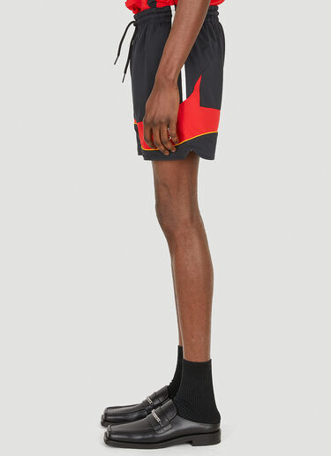 Martine Rose Reversible Football Shorts Black mtr0147012