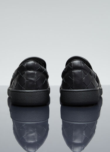 Bottega Veneta Intrecciato 一脚蹬运动鞋 黑色 bov0255104