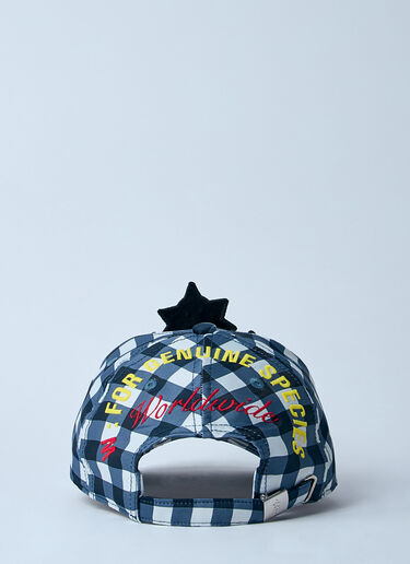 Walter Van Beirendonck Clown Motif Baseball Cap Blue wlt0160015