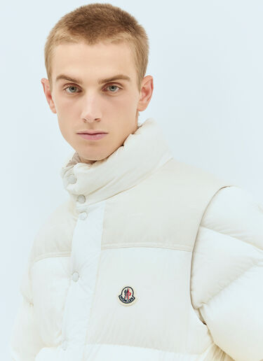 Moncler RE-ICONS Verone Reversible Short Down Jacket Off white mvs0158001