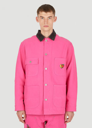 Sky High Farm Workwear Workwear Canvas Chore Jacket Pink skh0350014