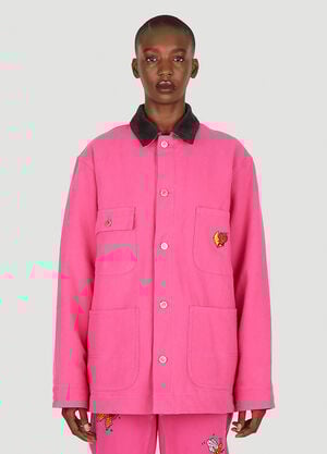 Sky High Farm Workwear Workwear Canvas Chore Jacket Pink skh0350014
