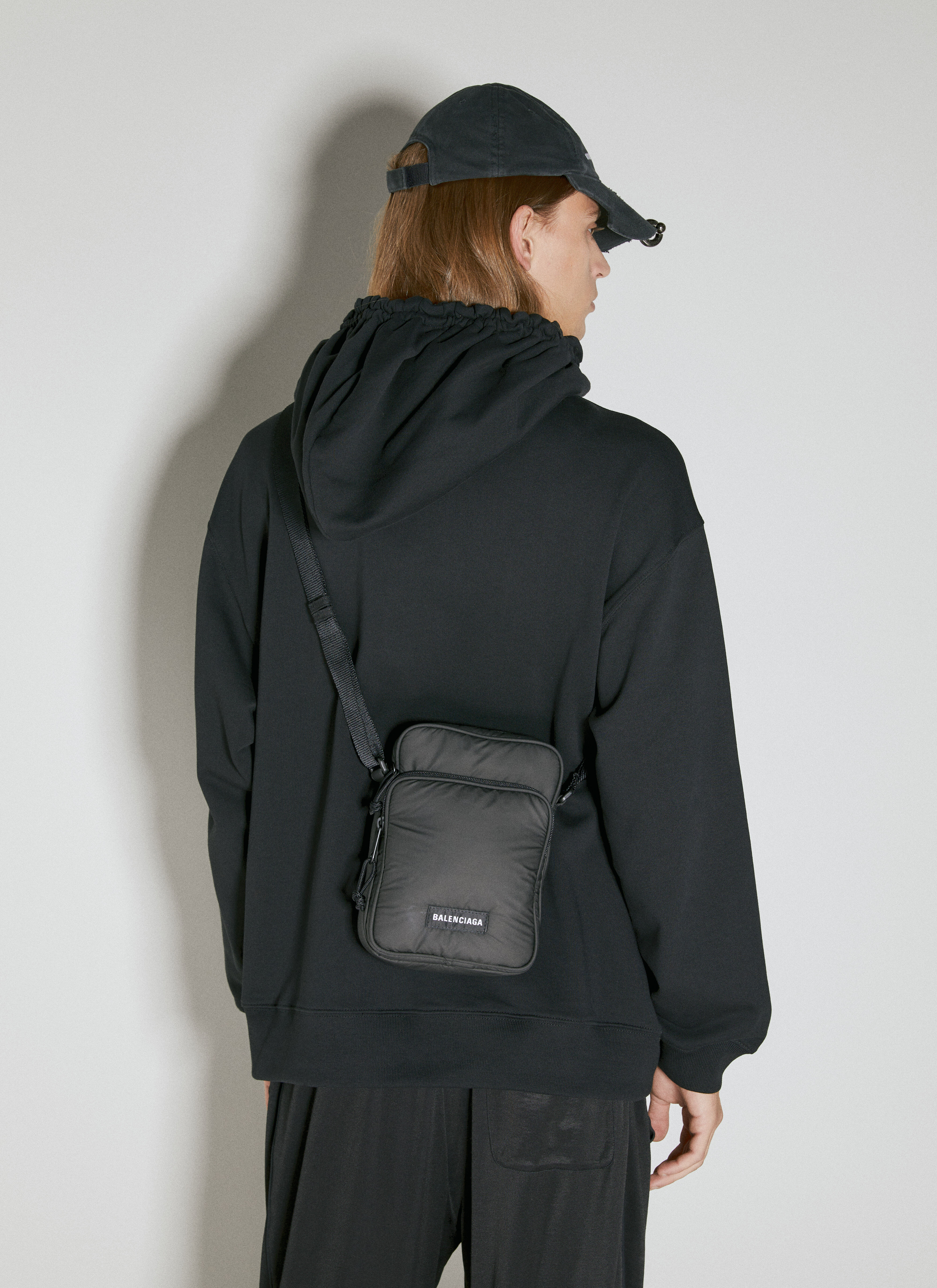 Balenciaga Explorer Messenger Crossbody Bag in Black   LN CC®