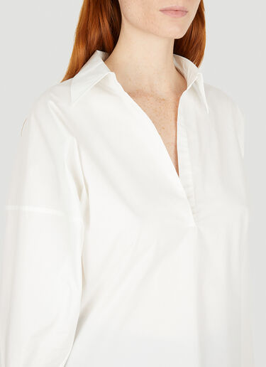 TOTEME Poplin Shirt White tot0251033
