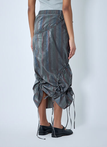 LUEDER Vortex Ruched Skirt Brown ldr0264003