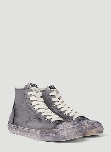 Maison Mihara Yasuhiro Past Sole Overdyed High Top Sneakers Black mmy0153004