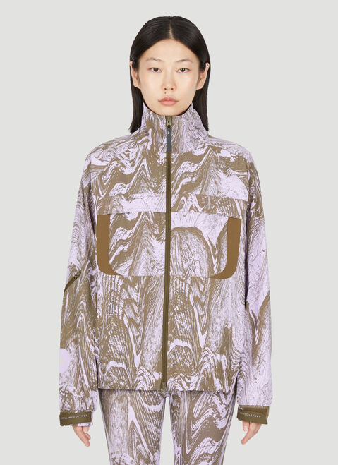 adidas by Stella McCartney Print Track Jacket Purple asm0254020