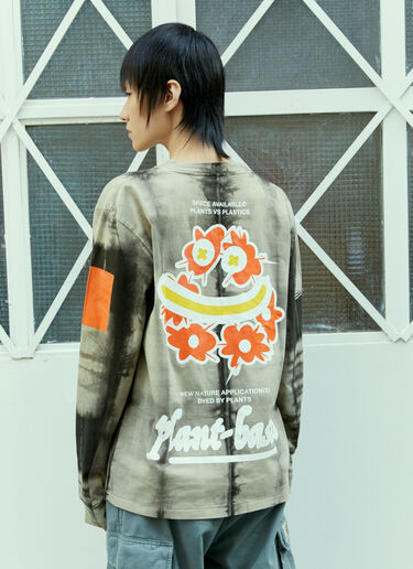 Plant Based Long-Sleeve T-Shirt Space Available Plant Based Long-Sleeve T-Shirt Grey spa0354011