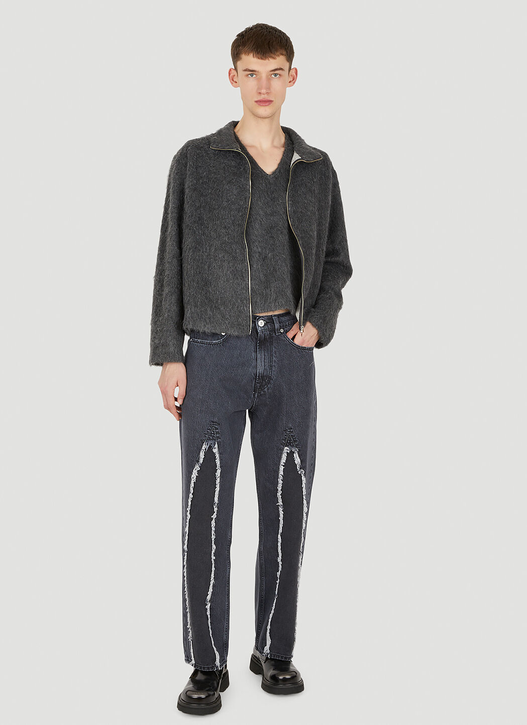 Our Legacy - Cardigan Ament Check Mohair