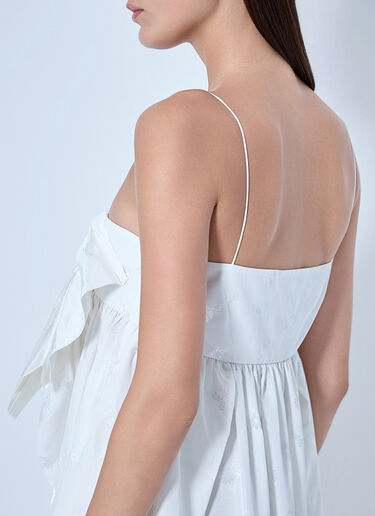 LN-CC® - Cecilie Bahnsen: Vilma Midi Dress - White Cecilie Bahnsen Vilma Midi Dress White cec0266008
