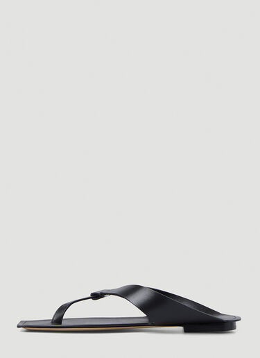 이슬라 플랫 샌들 Saint Laurent 이슬라 플랫 샌들 블랙 sla0149036