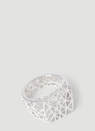 Tom Wood Mesh Ring Silver tmw0352007