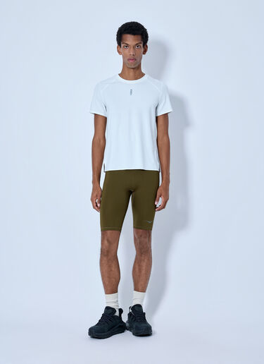 LN-CC® - HOKA: EveryRun Short Sleeve T-Shirt - White HOKA EveryRun Short Sleeve T-Shirt White hok0365030