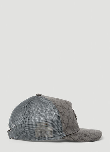 Gucci GG Supreme Baseball Cap Grey guc0153105