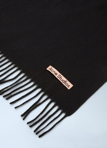 Acne Studios 로고 스카프 블랙 acn0346017