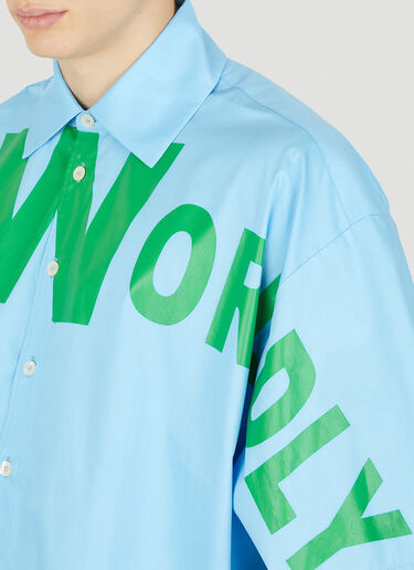 Walter Van Beirendonck Otherworldly Shirt Blue wlt0150013