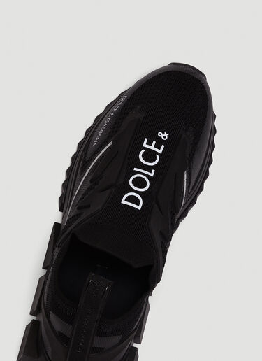 Dolce & Gabbana Sorrento Stretch Mesh Sneakers Black dol0147040