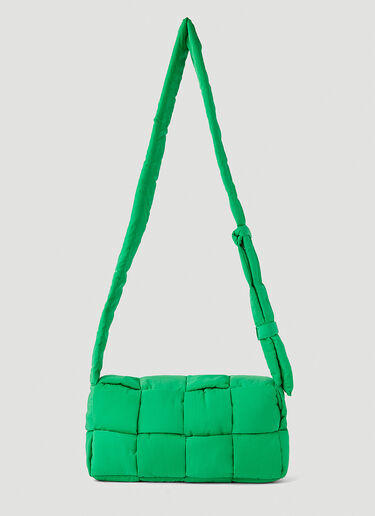 Bottega Veneta 衬垫 Tech Cassette 斜挎包 绿 bov0145002