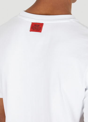 Pressure フィッシュ Tシャツ ホワイト prs0148004