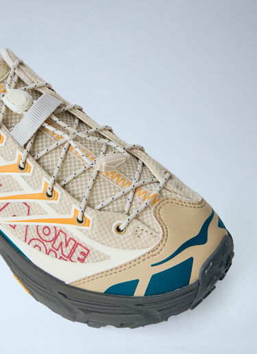 HOKA Mafate Three2 Wordmark Sneakers Cream hok0364011