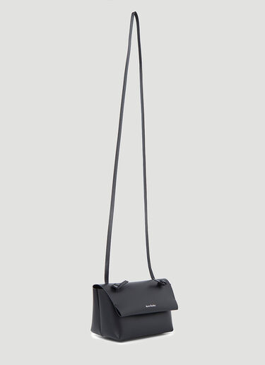 Acne Studios Alexandria Knotted-Strap Shoulder Bag Black acn0346033