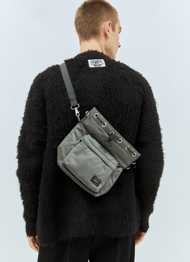 Porter-Yoshida & Co Small Balloonsac Crossbody Bag Silver por0358005