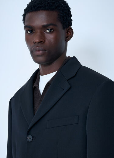 The Row Caelum Wool Blazer Black row0162004