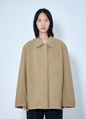 The Row Baeza Jacket Beige row0265001