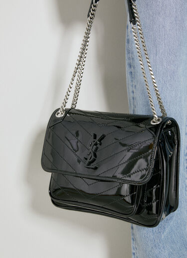 Saint Laurent Medium Niki Shoulder Bag Black sla0253124