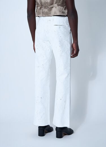 MM6 Maison Margiela Painted Pants White mmm0160004
