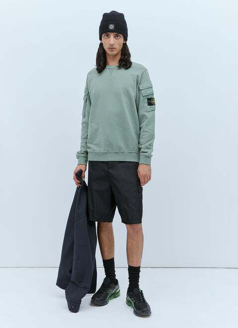 Charlie Constantinou Compass Patch Sweatshirt Blue cco0154003