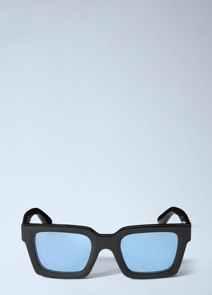 Off-White Clip On Light Blue Lens Sunglasses Black ofw0364486