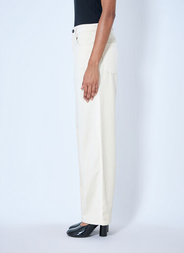 LN-CC® - RÓHE: Bruun - Signature Baggy Corduroy Pants - Cream RÓHE Bruun - Signature Baggy Corduroy Pants Cream roe0265020