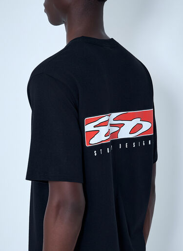 Stüssy Cotton Jersey Logo T-Shirt Black sts0164025