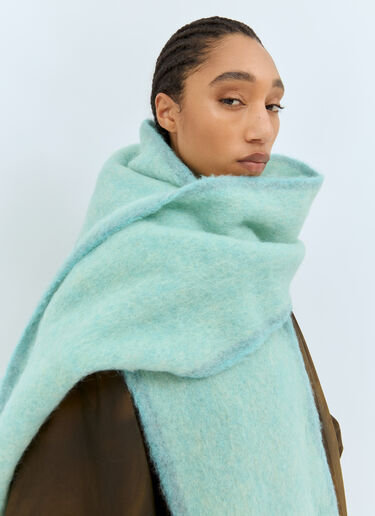 Acne Studios Wool Mohair Scarf Blue acn0257032