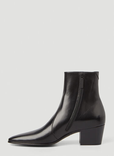 Saint Laurent Vassili Ankle Boots Black sla0246088