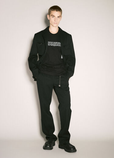 Lanvin Tailored Wool Pants Black lnv0158002