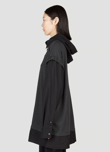 MM6 Maison Margiela Classic Collar Sweatshirt Black mmm0353007