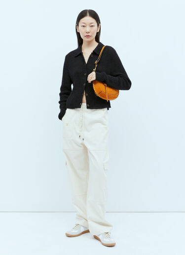 Isabel Marant オスカン ムーン レザーショルダーバッグ オレンジ ibm0253040