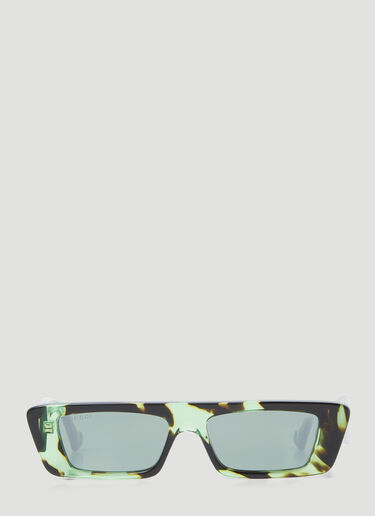 Gucci 직사각형 선글라스 그린 gus0154001