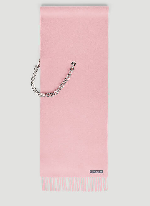 Jil Sander Chain Scarf Grey jil0254003