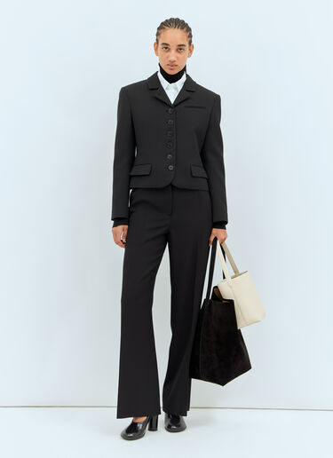 Fletcher Wool Jacket The Row Fletcher Wool Jacket Black row0258003