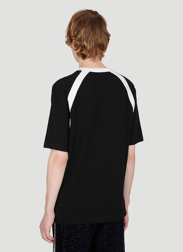 Balmain Retro Logo T-Shirt Black bln0153001