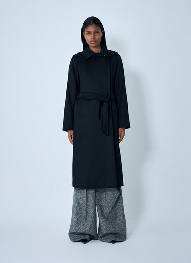 Belted Manuela Coat Max Mara Belted Manuela Coat Black max0262023