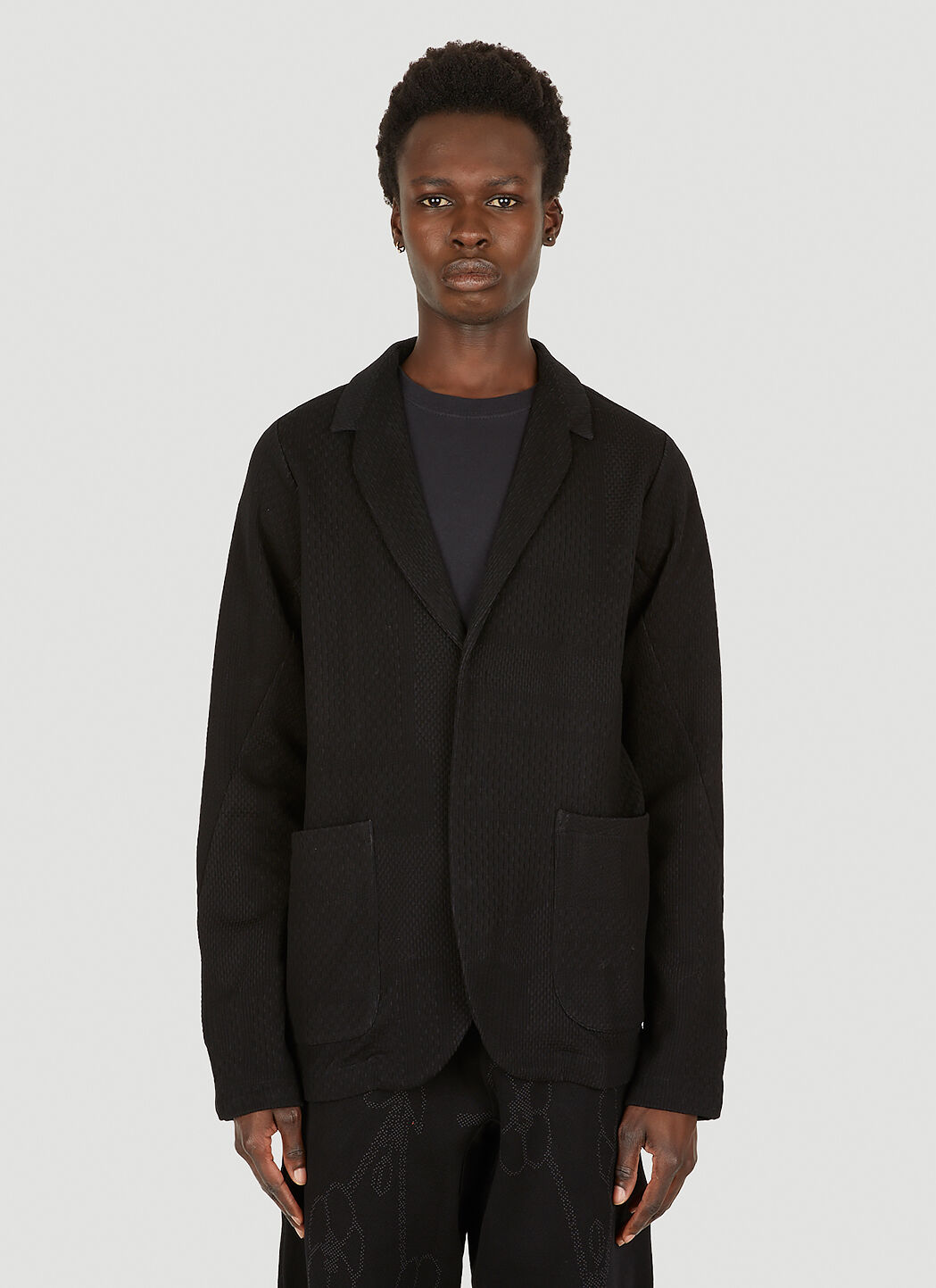 Soft online knit blazer