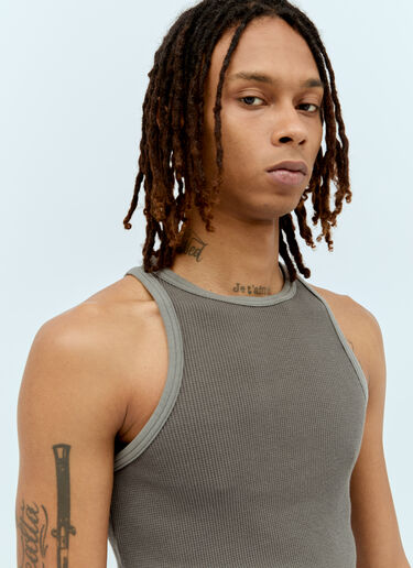 Acne Studios Waffle Tank Top Grey acn0155022