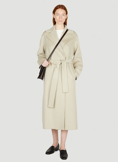 The Row Malika Coat Cream row0251014